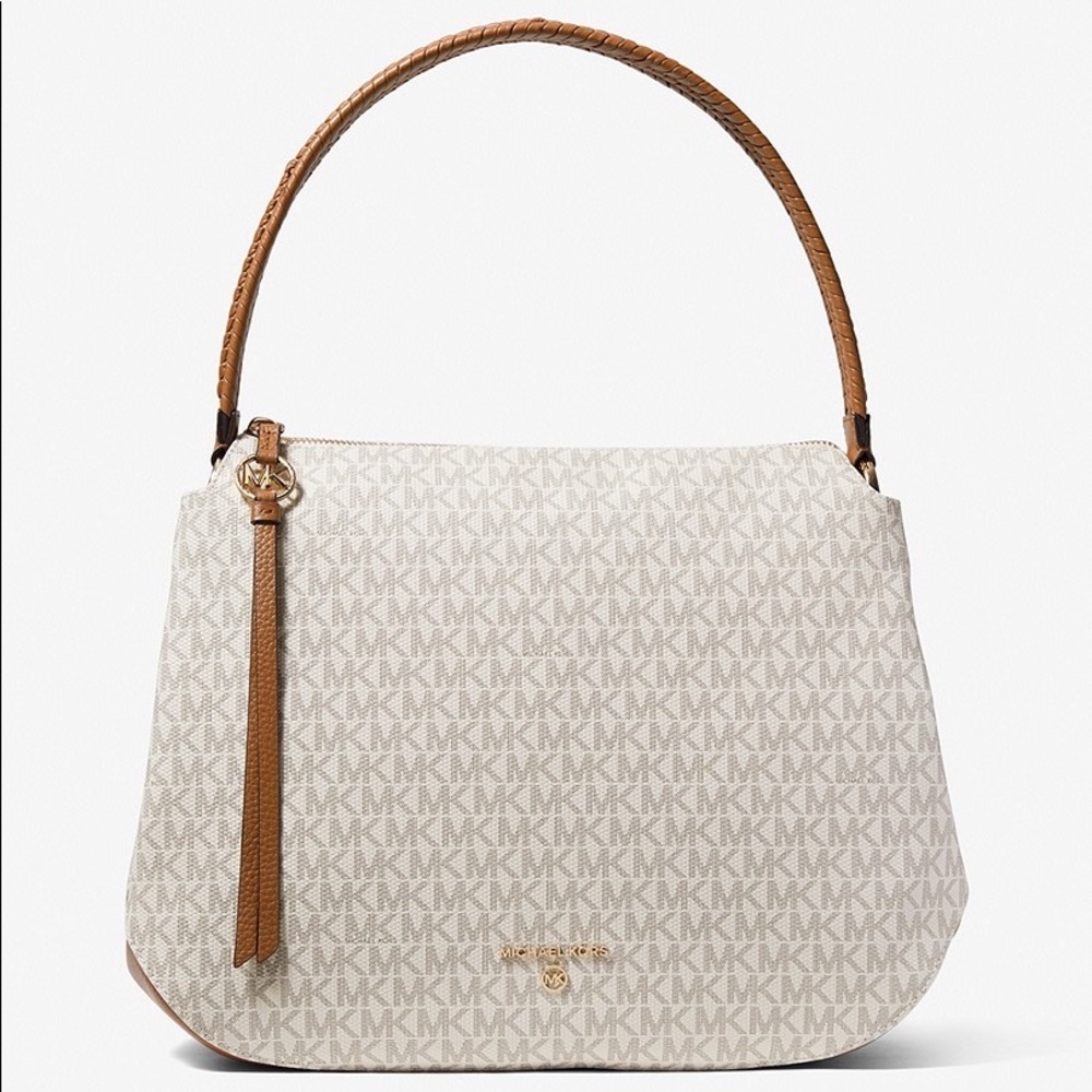 NWT MICHAEL MICHAEL KORS Grand Large Logo Shoulder Bag